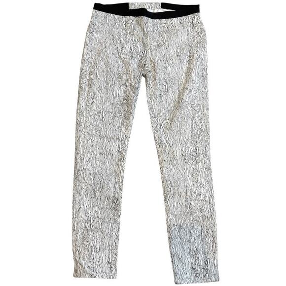 Helmut Lang 25 stretch skinny pull on pant scribble crackle print P 2724 - Picture 12 of 12